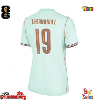France Theo Hernandez #19 Replica Away Stadium Shirt for Women World Cup 2026 Short Sleeve